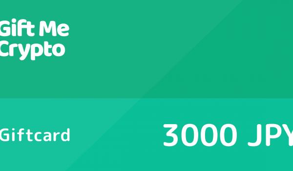 Gift Me Crypto Gift Card 3000 JPY