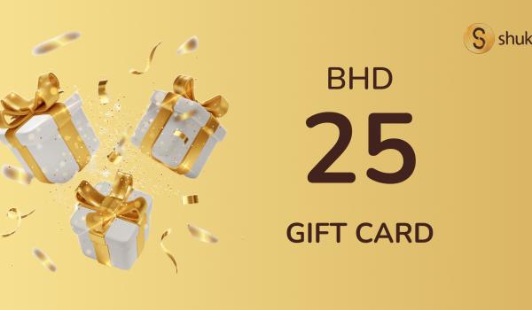 Shukran Gift Card 25 BHD