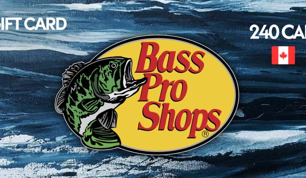 Bass Pro Shops Gift Card 240 CAD