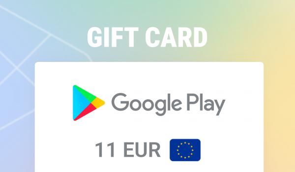 Google Play Gift Card 11 EUR