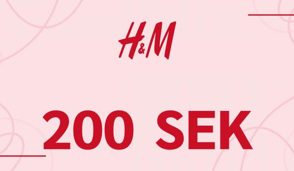 H and M Gift Card 200 SEK
