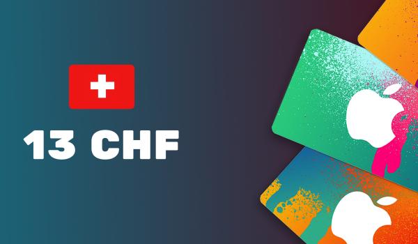 Apple iTunes Gift Card 13 CHF