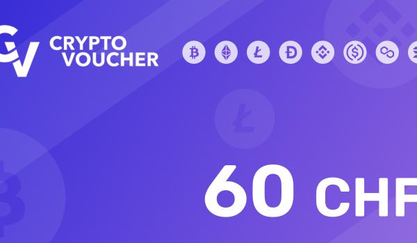 Crypto Voucher Gift Card 60 CHF