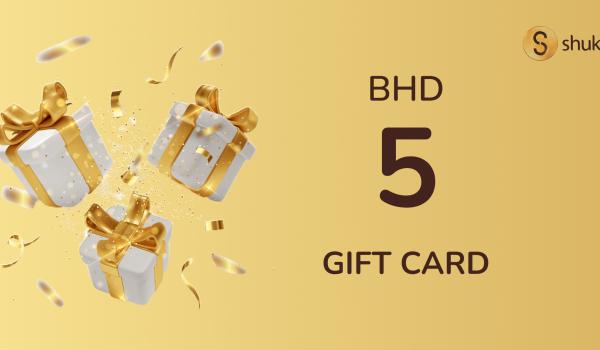 Shukran Gift Card 5 BHD