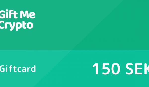 Gift Me Crypto Gift Card 150 SEK