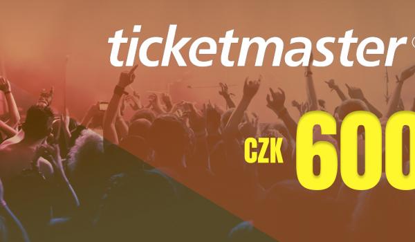 Ticketmaster Gift Card 600 CZK