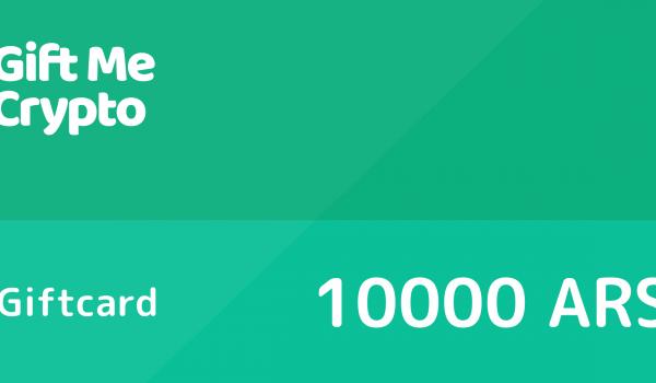 Gift Me Crypto Gift Card 10000 ARS