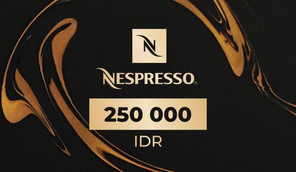 Nespresso gift card 250000 IDR