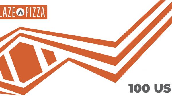 Blaze Pizza Gift Card 100 USD