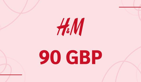 H and M Gift Card 90 GBP