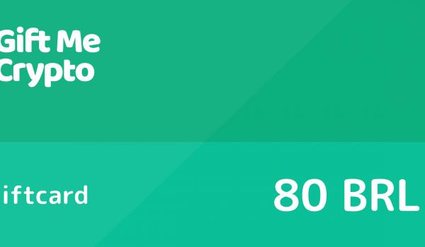 Gift Me Crypto Gift Card 80 BRL