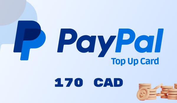 PayPal Wallet Top Up 170 CAD