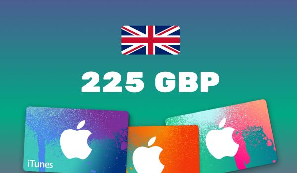 Apple iTunes Gift Card 225 GBP