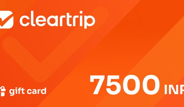 Cleartrip Gift Card 7500 INR
