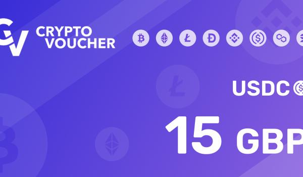Crypto Voucher USDC 15 GBP