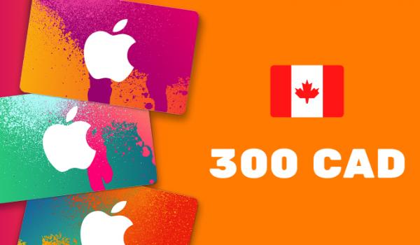 Apple iTunes Gift Card 300 CAD