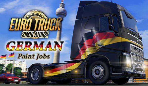 Euro Truck Simulator 2 German Paint Jobs Pack (PC)