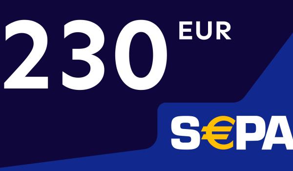 SEPA Gift Card 230 EUR