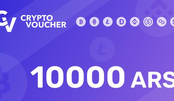 Crypto Voucher Gift Card 10000 ARS