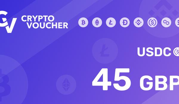 Crypto Voucher USDC 45 GBP