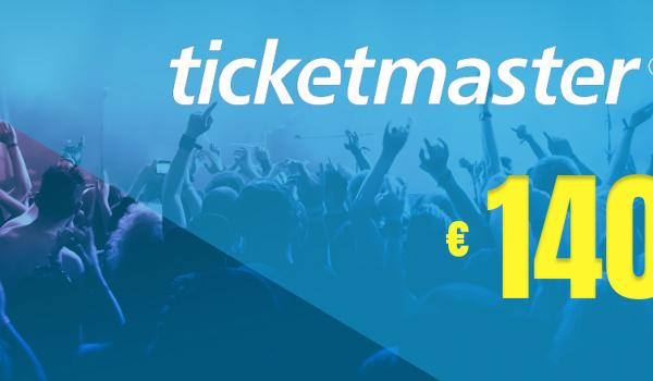 Ticketmaster Gift Card 140 EUR