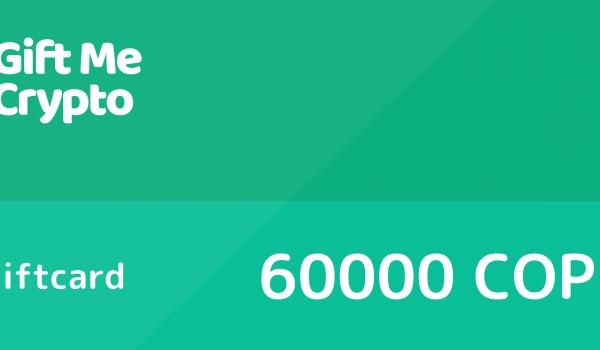 Gift Me Crypto Gift Card 60000 COP