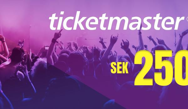 Ticketmaster Gift Card 250 SEK