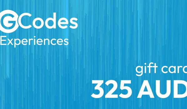 GCodes Global Experiences Gift Card 325 AUD