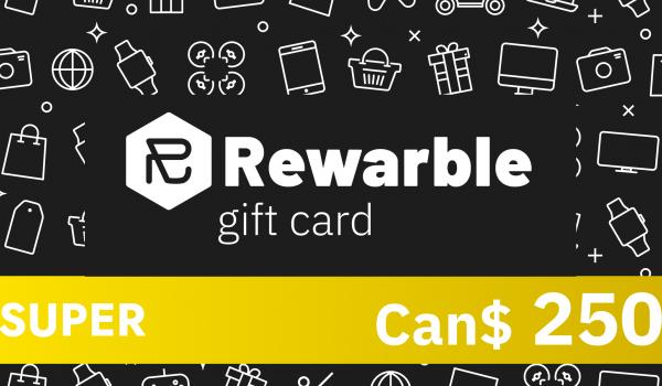 Rewarble Super Gift Card 250 CAD