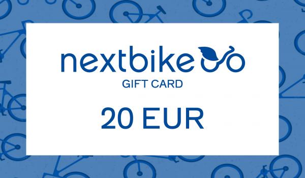Nextbike Gift Card 20 EUR