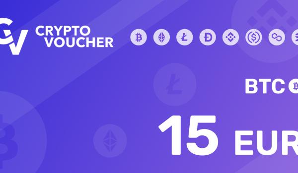Crypto Voucher BTC 15 EUR