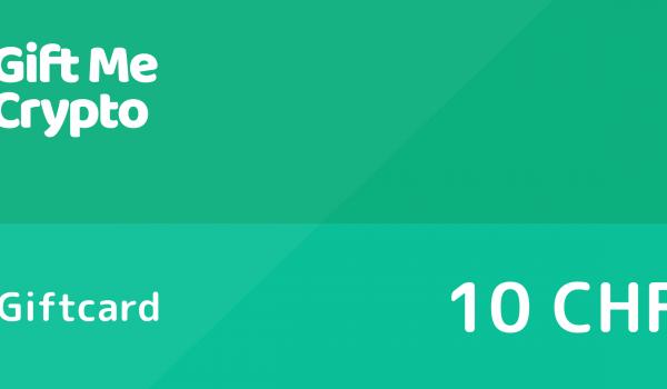 Gift Me Crypto Gift Card 10 CHF