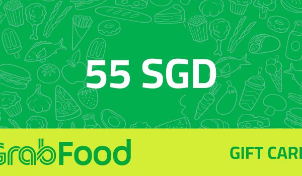 GrabFood Gift Card 55 SGD