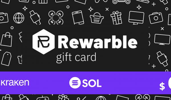 Rewarble Kraken Gift Card SOL 6 USD
