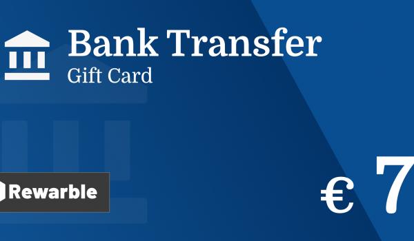 Bank Transfer Gift Card 7 EUR