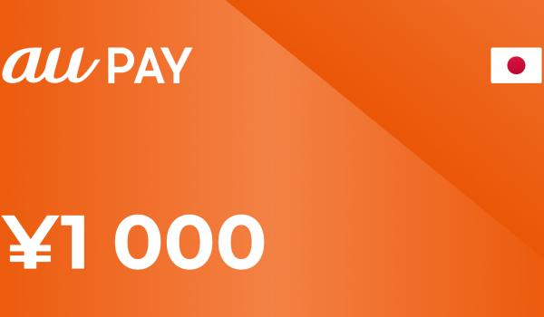 auPAY Prepaid Card 1000 JPY