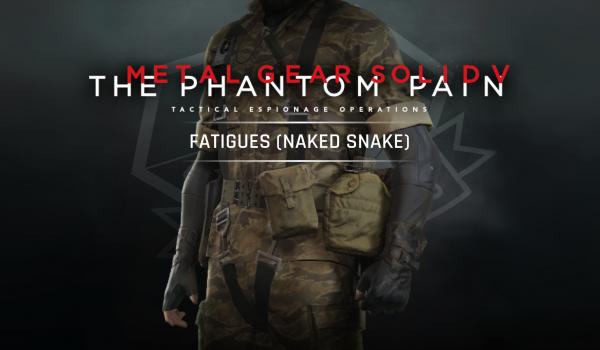 METAL GEAR SOLID V THE PHANTOM PAIN Fatigues Naked Snake (DLC)