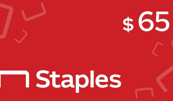 Staples Gift Card 65 USD