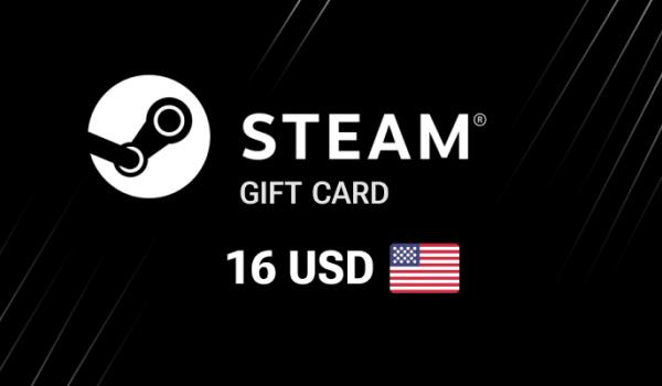 Steam Gift Card 16 USD