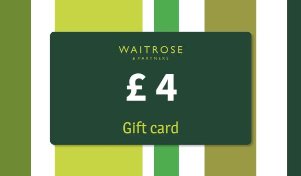 Waitrose Gift Card 4 GBP