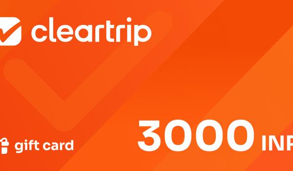 Cleartrip Gift Card 3000 INR