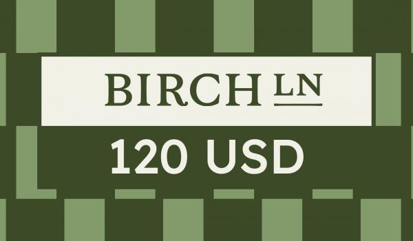 Birch Lane Gift Card 120 USD