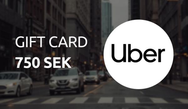 Uber Gift Card 750 SEK