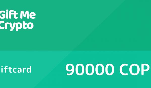 Gift Me Crypto Gift Card 90000 COP
