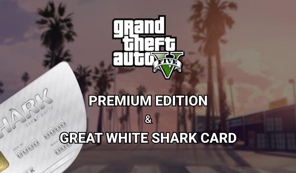 Grand Theft Auto V Premium & Great White Shark Card Bundle (Xbox)