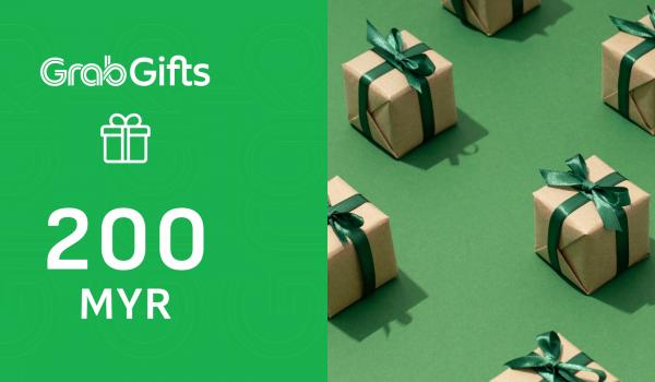 Grab Gift Card 200 MYR