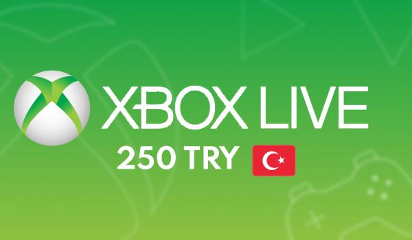 XBOX Live Gift Card 250 TRY