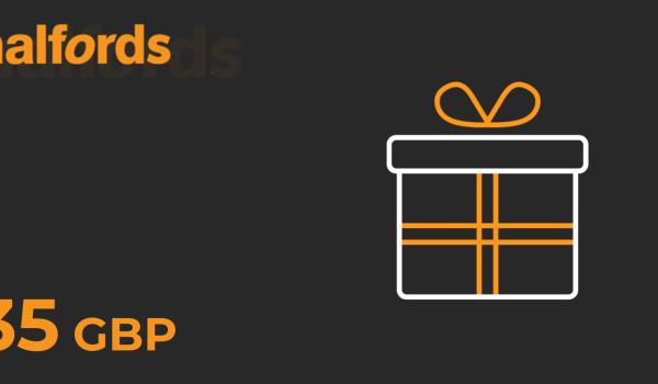 Halfords Gift Card 35 GBP
