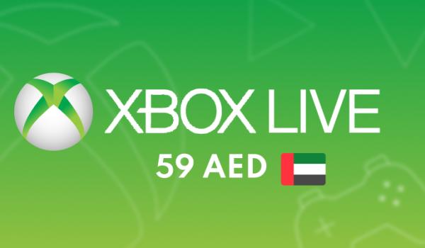Xbox Live Gift Card 59 AED