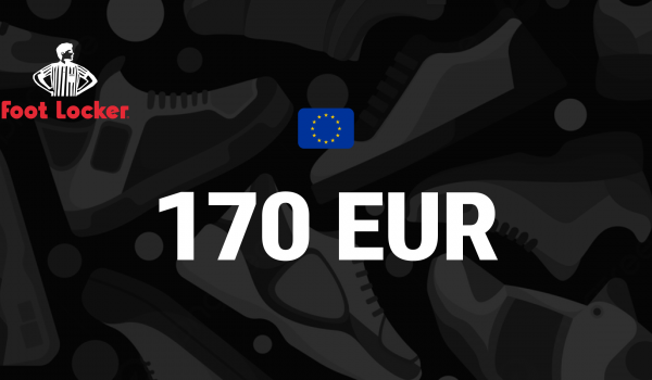 Foot Locker Gift Card 170 EUR